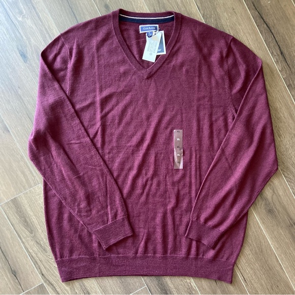 Club Room | Merino V-Neck pullover sweater - Picture 4 of 5
